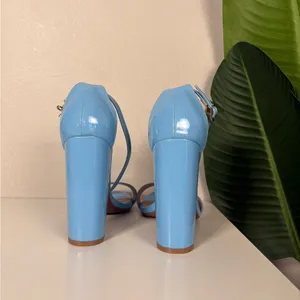 Charlotte Russe Blue Ankle Strap Heels thumbnail 3