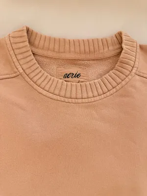 Aerie Casual Crew Neck Sweatshirt thumbnail 4