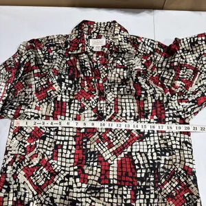 VTG DA-RUE of California Button Up Blouse Shirt Top Colorful Size 10 Artsy Retro thumbnail 5
