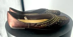 Mossino‎ brown flats size 9 thumbnail 1