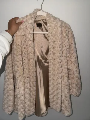 Staples Faux Fur open front coat jacket thumbnail 1