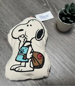 snoopy peanuts stuffed pillow pouch mini case thumbnail 1