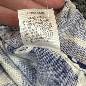 Pendleton Blue White Cardigan Sweater Button Up Size M Women's thumbnail 6