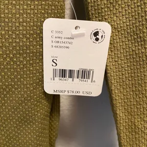 NWT Free People Mikah Layering Cuff Thermal Top Army Combo thumbnail 10