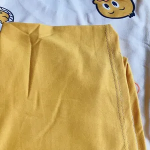 Short Sleeve Pajama Set Women Size s‎ Yellow New Cartoon Duck Print Loungewear thumbnail 7