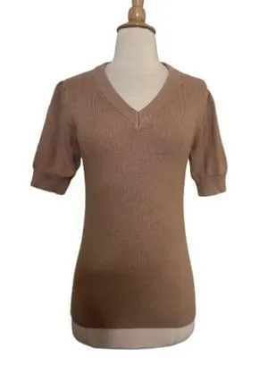 brown pullover sweater thumbnail 1