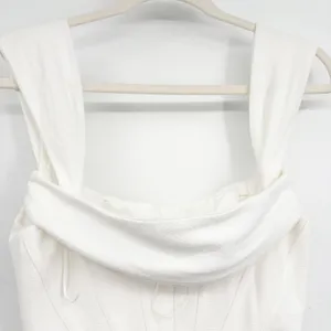 Dress The Population Womens‎ Melania White Corset Off Shoulder Gown Dress Size S thumbnail 9