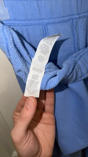 Aerie Small Straight-Leg Blue Sweatpants thumbnail 6
