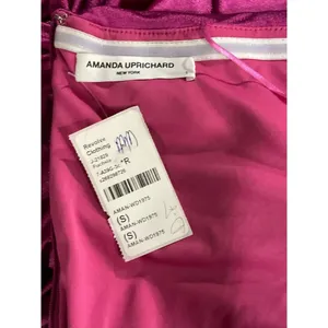 Amanda Uprichard Jersey Anja Mini Dress in Fuchsia Small New Womens Strapless thumbnail 7