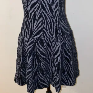 Free People Movement Zebra Print Chenille Textured Drop Waist Mini Dress Si… thumbnail 8