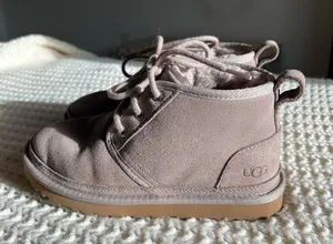 UGG Neumel Lace Up Ankle Winter Boots in Oyster Size 5 thumbnail 1