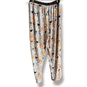 Rene Rofe Halloween Frenchie Dog Print Pajama Pants Gray XL Spooky Season Lounge thumbnail 3