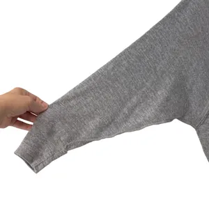 We The Free People Gray Slouchy Dolman‎ Sleeve Tunic Top Small Oversized thumbnail 3