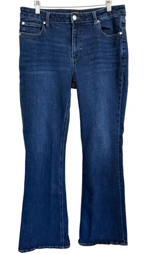 Quince Luna Stretch Flare Jeans Midnight Blue Women’s Size 31 x 32 High Rise thumbnail 1