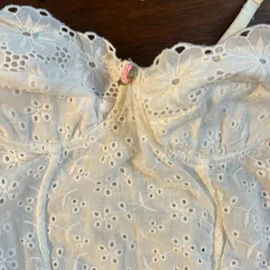Edikted White Smocked Lace Top thumbnail 3
