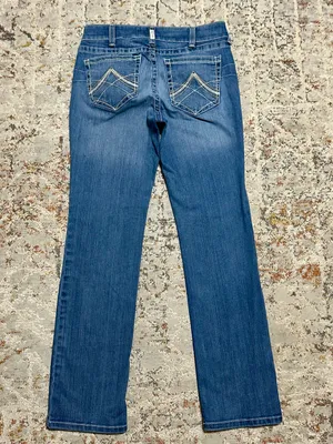 Ariat R.E.A.L. Straight leg Western Cowgirl Jeans size 31R thumbnail 13