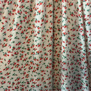 ⭐️Nasty Gal white, pink and red rose print maxi dress with halter size 2 thumbnail 7