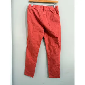 Soft Surroundings Pull On Pants Womens Small Coral Orange Stretch Slim Leg thumbnail 3