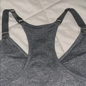 Puma Dark Heather Gray Racerback Sports Bra XL thumbnail 5
