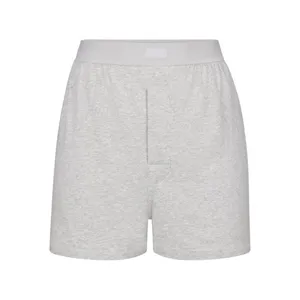 NWT Skims Boyfriend Loose Boxer in Light Heather Gray size xxs thumbnail 4