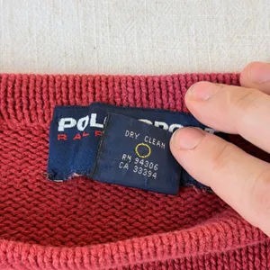Polo Sport Ralph Lauren Vintage Boat Neck Knit Sweater Womens Large (Runs small) thumbnail 6