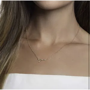 ‎NWT gold Pavoi cancer constellation necklace thumbnail 3
