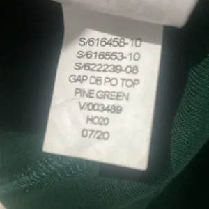 Gap Women’s Green/Pink Logo Sweatshirt Like New Size Small thumbnail 6