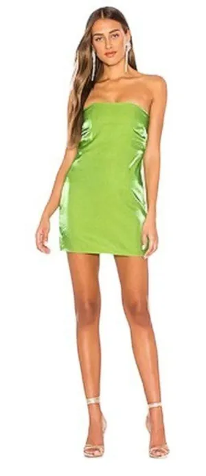 Lovers + Friends - NWT Jewels Mini Dress Apple Green Sz S thumbnail 1