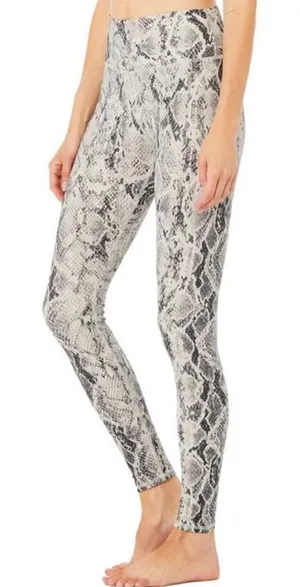 Alo‎ yoga vapor snakeskin legging sz S thumbnail 1