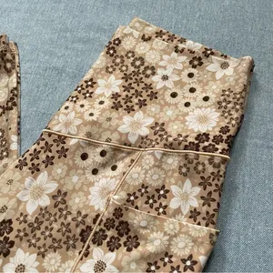 Aerie Offline Real Me High Waisted Pocket Legging Floral Size L in Soft Oat thumbnail 3