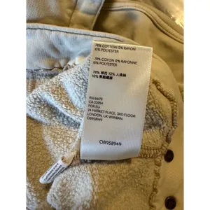 Free People We The Free Dreamers Hooded Fleece Jacket Cream Beige Large OB958949 thumbnail 6