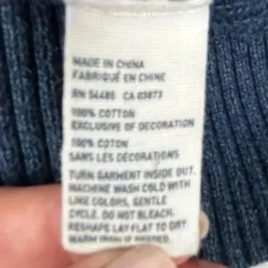 American Eagle Men's Shawl Collar Cardigan Sweater Blue‎ Size M thumbnail 5