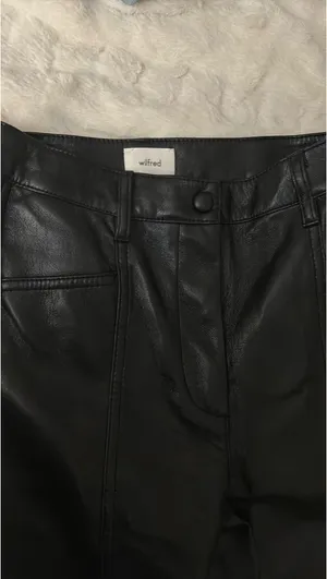 Aritzia Wilfred Leather Pants  thumbnail 3