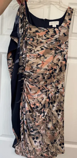 Jessica Simpson Ruffle Side Dress Size 6 thumbnail 2