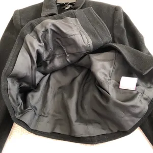 Vintage Louben Cashmere/Wool Black Jacket Petite M thumbnail 7
