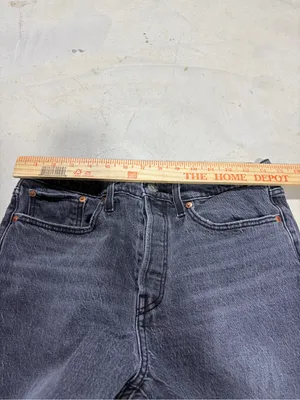 Levi’s premium wedgie Straight-Leg Jeans in Washed Black 30x28 thumbnail 5