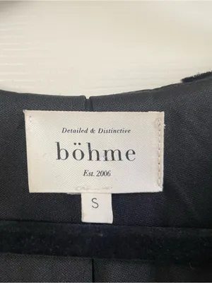 Women’s Bohme Jada Velvet Floral Maxi Dress Black Size S thumbnail 5