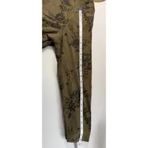 Element‎ Botanical Floral Olive Corduroy Zip Cropped Jacket F241647 Medium NWT thumbnail 7