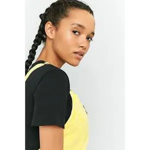 URBAN OUTFITTERS BDG Jessy Pinafore Overall Mini Dress Yellow Size 2 thumbnail 4