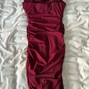 Emerald Sundae Burgundy Dress thumbnail 4