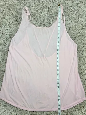 Lululemon Let It Slip Tank Top Shirt Pearl Butter Pink Small S W1BC2S Activewear thumbnail 5