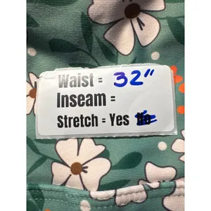 Loukeith Women Floral Print Green Skort Athletic‎ Golf Tennis Skirt Size L thumbnail 3