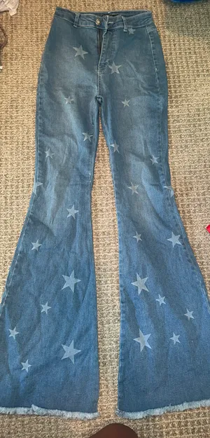 Nasty Gal Denim Wide Leg Jeans thumbnail 1