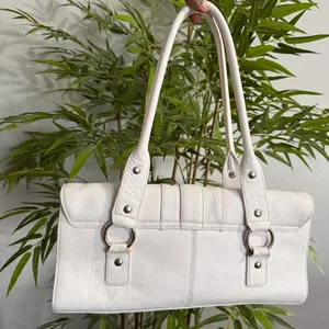 Y2K 2000s Trendy Baddie Preppy Real Leather Shoulder Hand Bag Purse #Coquette #Streetwear Office Siren Old Money Quiet Luxury thumbnail 2