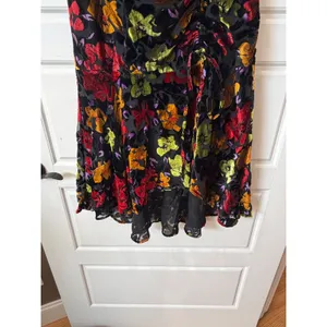 Milly Gynn Burnout Velvet Midi Dress Size 2 Romantic Fairy Whimsigoth Wedding thumbnail 5