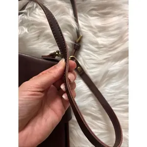 Brown Leather Bag Small Vintage Shoulder Bag crossbody real leather thumbnail 6