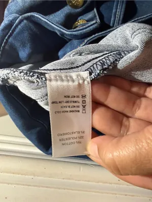 Colombian Denim Short Overalls Butt Lifting Blue Size undefined thumbnail 7