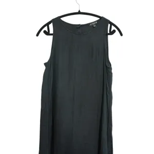 J. Crew Women's‎ Size Small Black 100% Linen Sleeveless Shift Dress Minimalist thumbnail 2