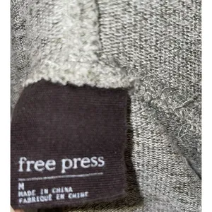 Free Press Women's Gray Cropped Hoodie Size M‎ thumbnail 5