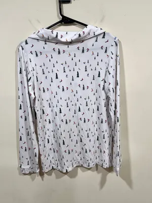 NWT Tommy John Downtime Printed Pajama Set ski mountain size XS thumbnail 10